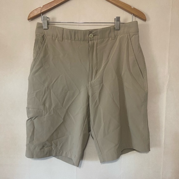 Ben Hogan men's 32 waist 30 length flat front khaki dri fit golf pants & shorts - Picture 6 of 11